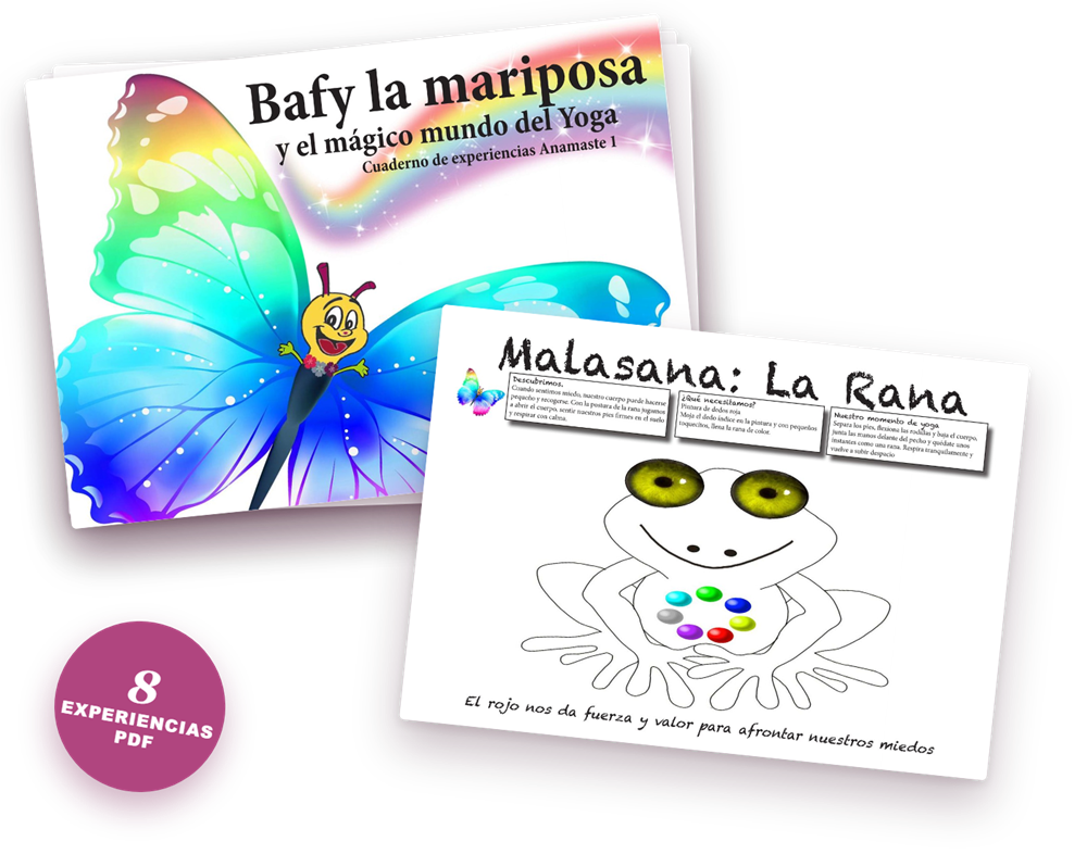 Cuaderno de Experiencias Anamaste 1: Bafy, la mariposa y el mágico mundo del yoga